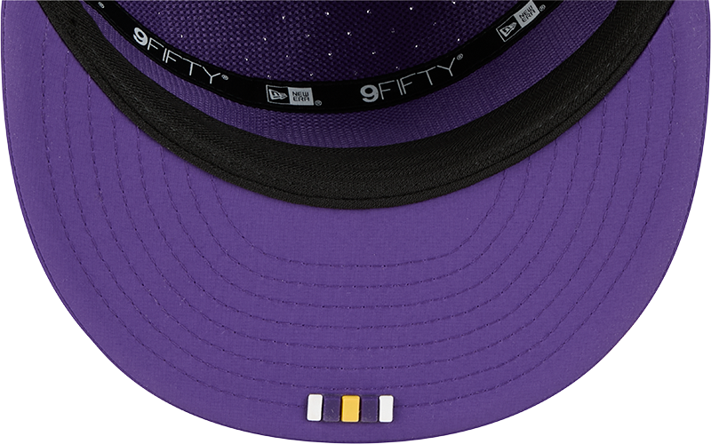 Minnesota Vikings New Era Purple 2025 Sideline Split Panel 9FIFTY Snapback Hat for Men product image 7, provided for visual