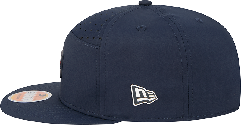 Chicago Bears New Era Navy 2025 Sideline Split Panel 9FIFTY Snapback Hat for Men product image 5, provided for visual
