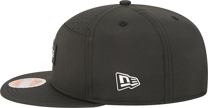 Philadelphia Eagles New Era Black 2025 Sideline Split Panel 9FIFTY Snapback Hat for Men product image 5, provided for visual