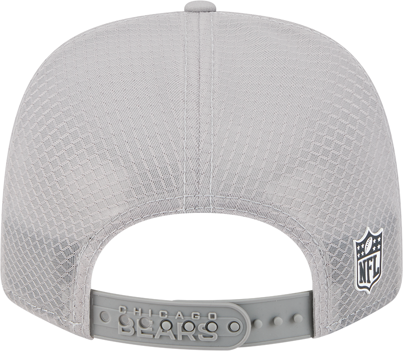 Chicago Bears New Era Gray 2025 NFL Primary Logo Sideline Heat 9SEVENTY Adjustable Hat for Men product image 4, provided for
