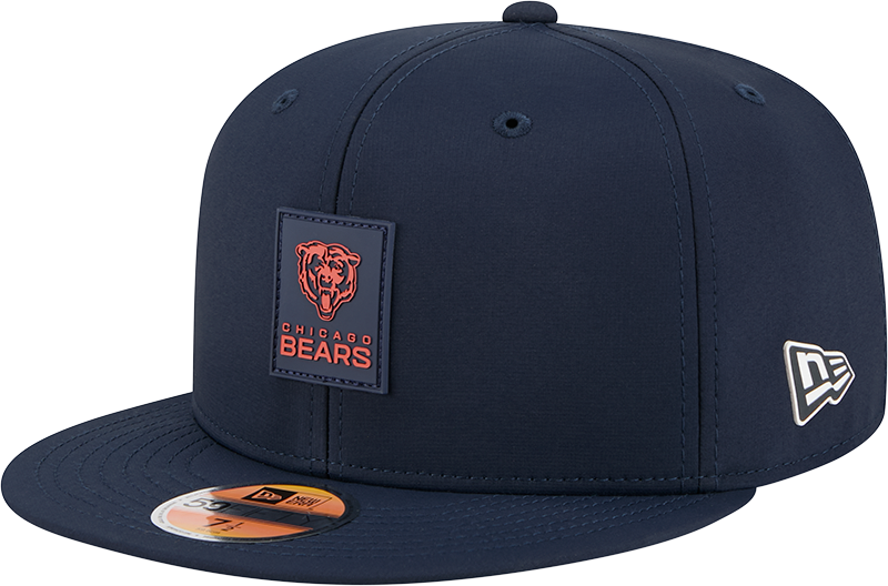 Chicago Bears New Era Navy 2025 Sideline 59FIFTY Fitted Hat for Men product image 1, provided for visual reference and