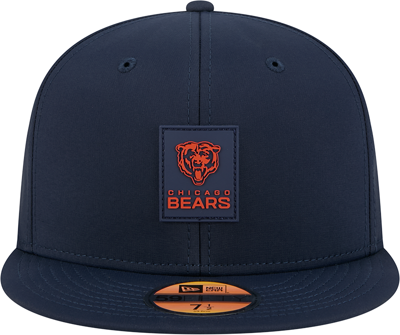 Chicago Bears New Era Navy 2025 Sideline 59FIFTY Fitted Hat for Men product image 2, provided for visual reference and