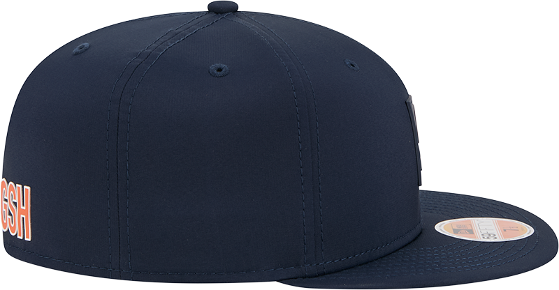 Chicago Bears New Era Navy 2025 Sideline B 59FIFTY Fitted Hat for Men product image 5, provided for visual reference and
