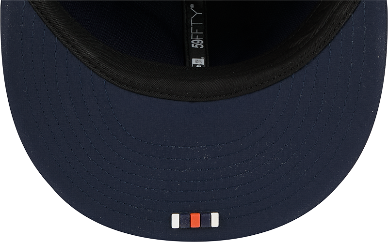Chicago Bears New Era Navy 2025 Sideline B 59FIFTY Fitted Hat for Men product image 7, provided for visual reference and