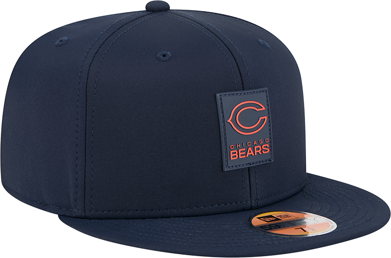 Chicago Bears New Era Navy 2025 Sideline C 59FIFTY Fitted Hat for Men product image 3, provided for visual reference and