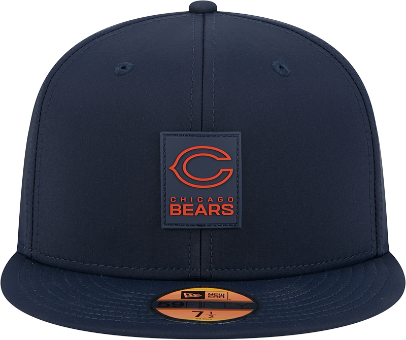 Chicago Bears New Era Navy 2025 Sideline C 59FIFTY Fitted Hat for Men product image 2, provided for visual reference and