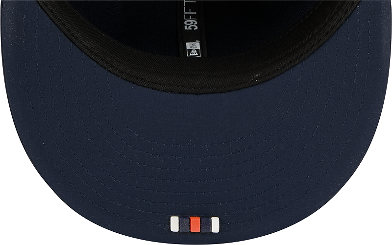 Chicago Bears New Era Navy 2025 Sideline C 59FIFTY Fitted Hat for Men product image 7, provided for visual reference and