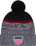 Team USA Olympics New Era Cuffed Pom Knit product image 1, provided for visual reference and product detail review