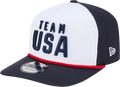 Team USA Olympics New Era Navy 19TWENTY Adjustable Hat product image 1, provided for visual reference and product detail