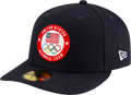 Team USA Olympics New Era Navy 59FIFTY Fitted Hat product image 1, provided for visual reference and product detail review