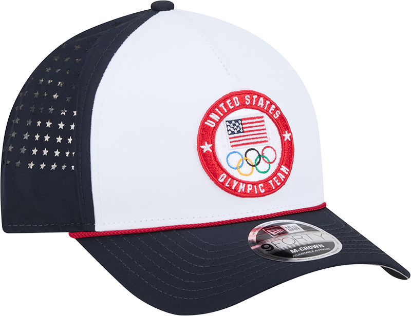 Team USA New Era Olympic 9FORTY A-Frame M-Crown Performance Adjustable Hat product image 3, provided for visual reference