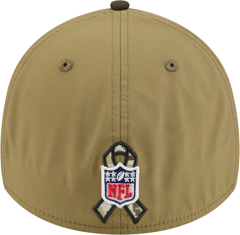 Minnesota Vikings New Era Green 2025 Salute to Service 39THIRTY Flex Hat for Men product image 5, provided for visual