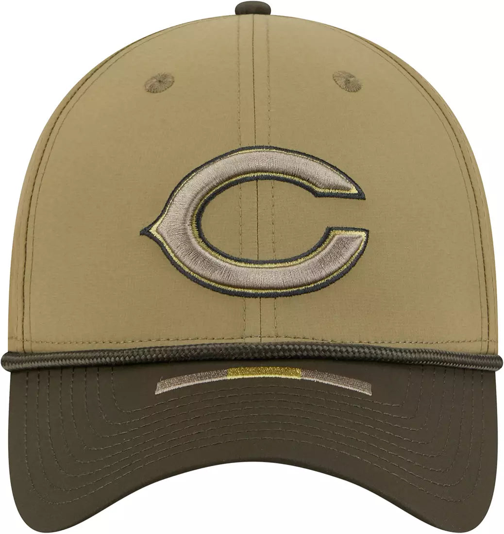 New Era Green Chicago Bears 2025 Salute to Service 39THIRTY Flex Hat-C Logo for Men product image 2, provided for visual