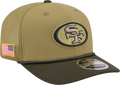 San Francisco 49ers New Era Green 2025 Salute To Service Sideline 9SEVENTY Trucker Adjustable Hat for Men product image 1,