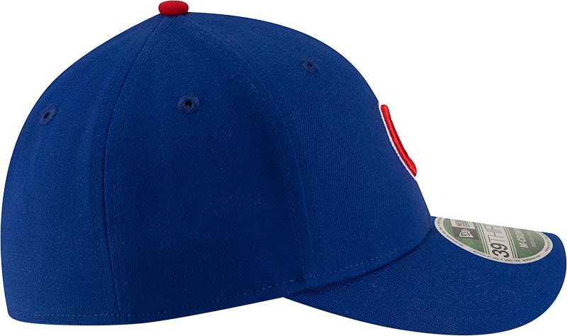 Chicago Cubs New Era M-Crown 39Thirty Player Replica Blue Flex Fit Hat product image 5, provided for visual reference and
