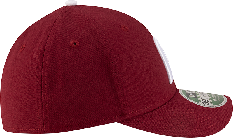 Philadelphia Phillies New Era M-Crown Player Replica Alternate 2 39Thirty Maroon Flex Fit Hat product image 5, provided for