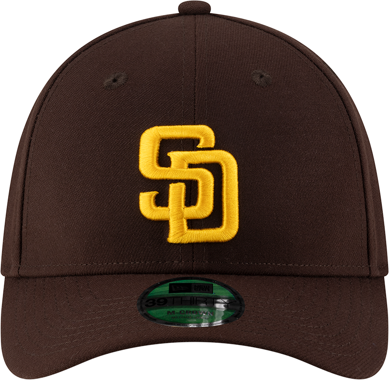 San Diego Padres New Era M-Crown Player Replica 39Thirty Brown Flex Fit Hat product image 2, provided for visual reference