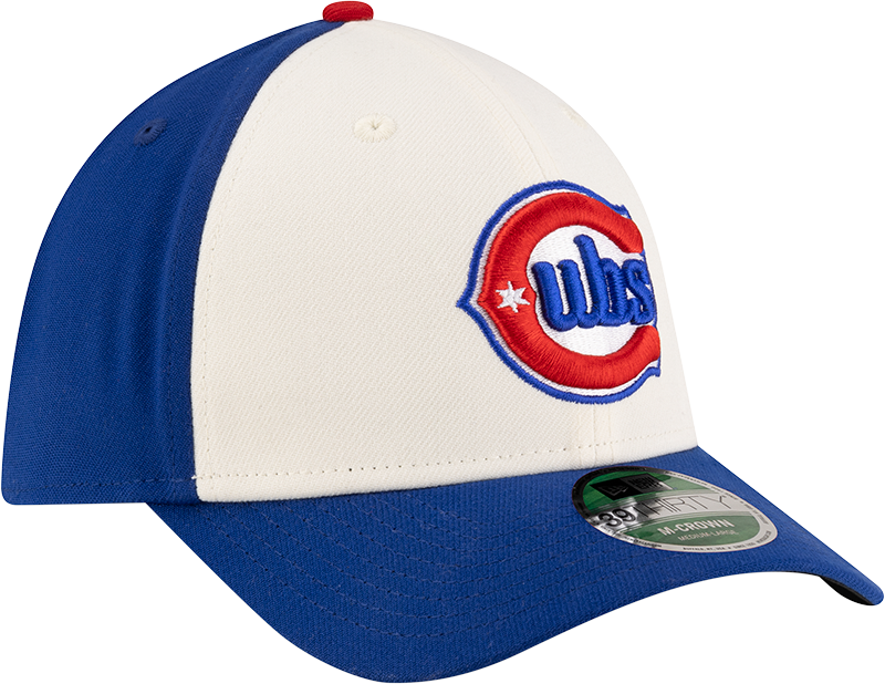 Chicago Cubs New Era M-Crown 39Thirty Alternate 2 Player Replica Blue Flex Fit Hat product image 3, provided for visual