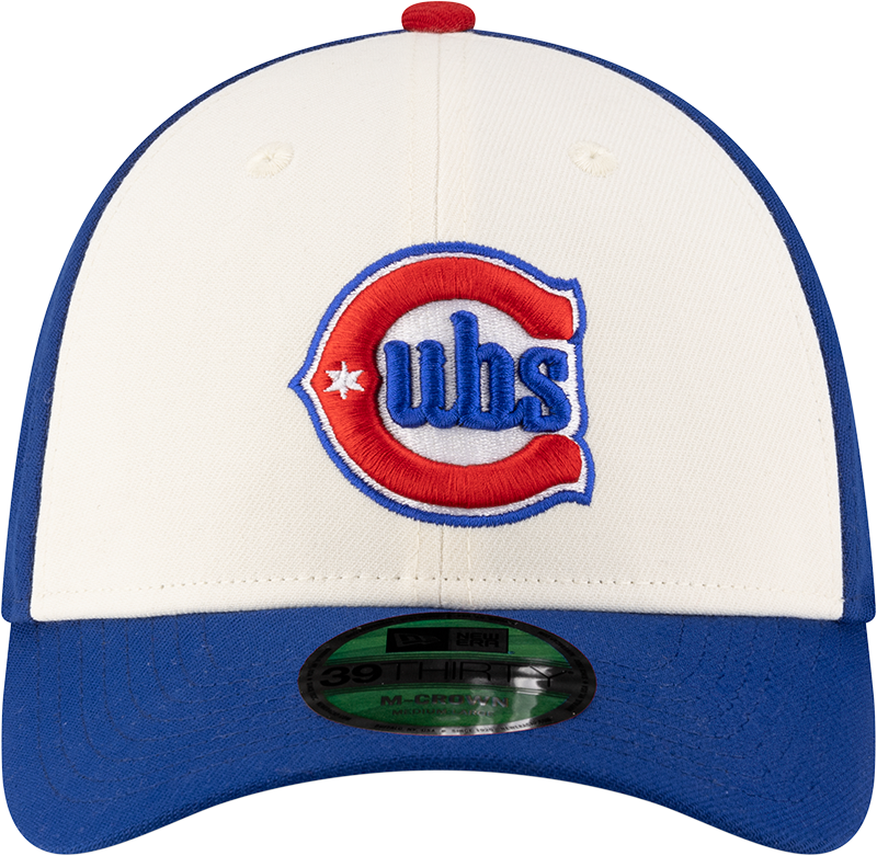 Chicago Cubs New Era M-Crown 39Thirty Alternate 2 Player Replica Blue Flex Fit Hat product image 2, provided for visual