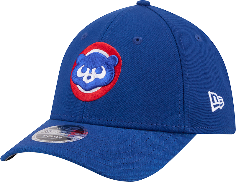 Chicago Cubs Cooperstown Collection 84 New Era M-Crown 39Thirty Blue Flex Fit Hat product image 1, provided for visual