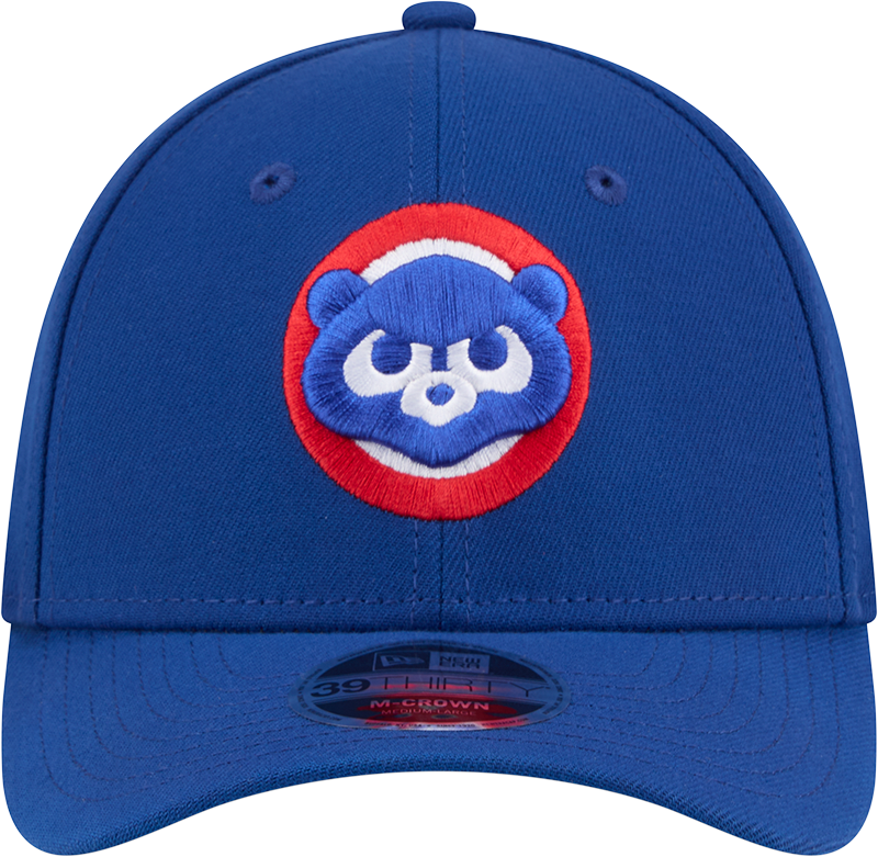 Chicago Cubs Cooperstown Collection 84 New Era M-Crown 39Thirty Blue Flex Fit Hat product image 2, provided for visual