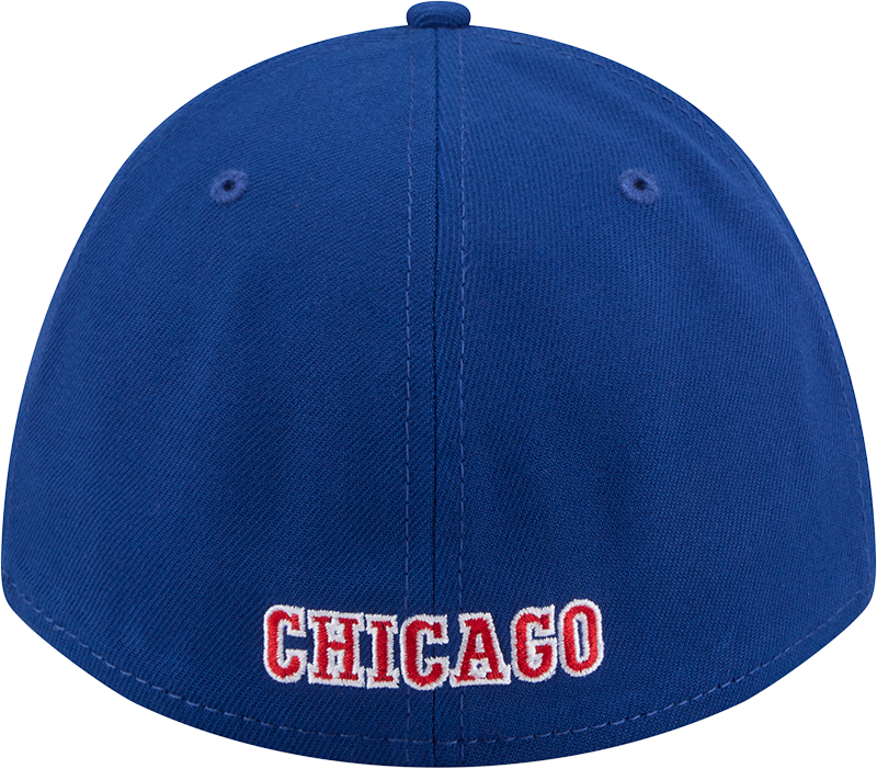 Chicago Cubs Cooperstown Collection 84 New Era M-Crown 39Thirty Blue Flex Fit Hat product image 6, provided for visual