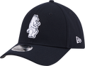 Chicago Cubs Cooperstown Collection 14 New Era M-Crown 39Thirty Navy Flex Fit Hat product image 1, provided for visual