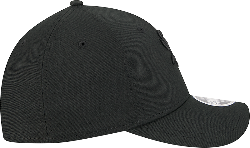 Chicago White Sox New Era M-Crown 39Thirty Tonal Black Flex Fit Hat product image 4, provided for visual reference and