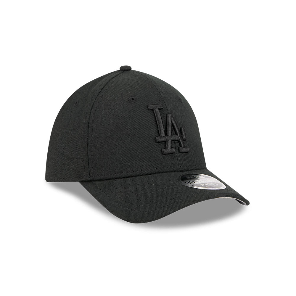 Los Angeles Dodgers M-Crown 39Thirty Tonal Black Flex Fit Hat product image 3, provided for visual reference and product