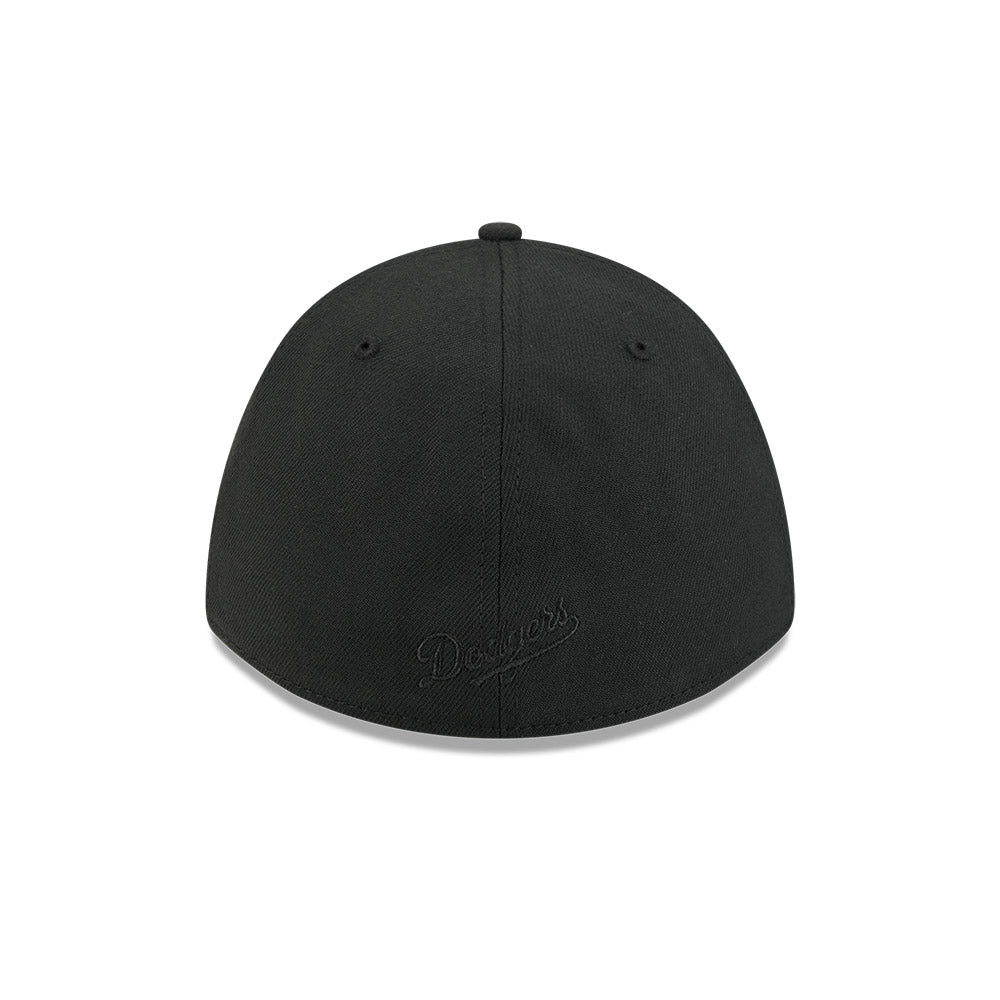 Los Angeles Dodgers M-Crown 39Thirty Tonal Black Flex Fit Hat product image 6, provided for visual reference and product