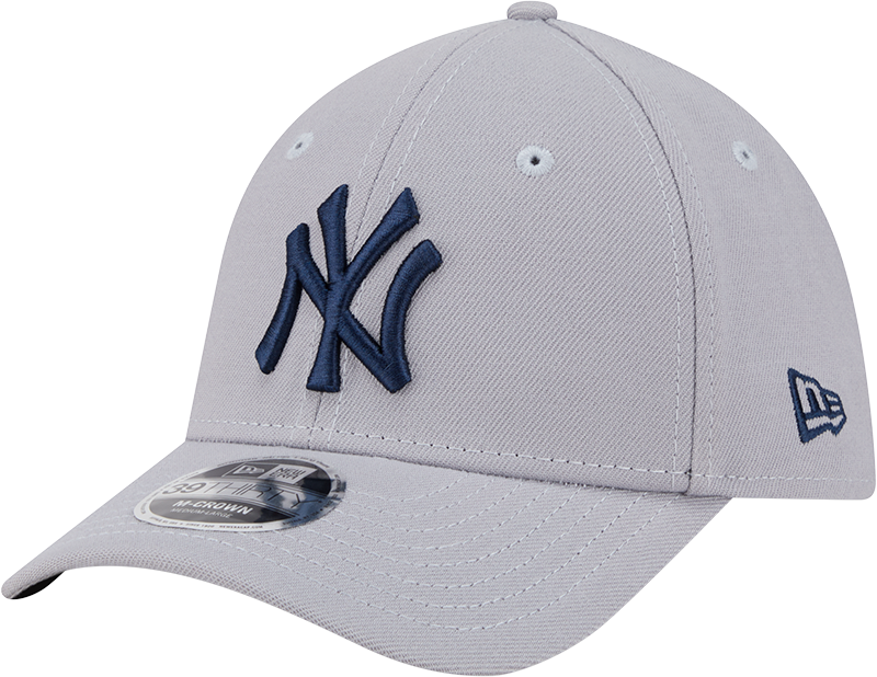 New York Yankees New Era M-Crown 39Thirty Gray Flex Fit Hat product image 1, provided for visual reference and product