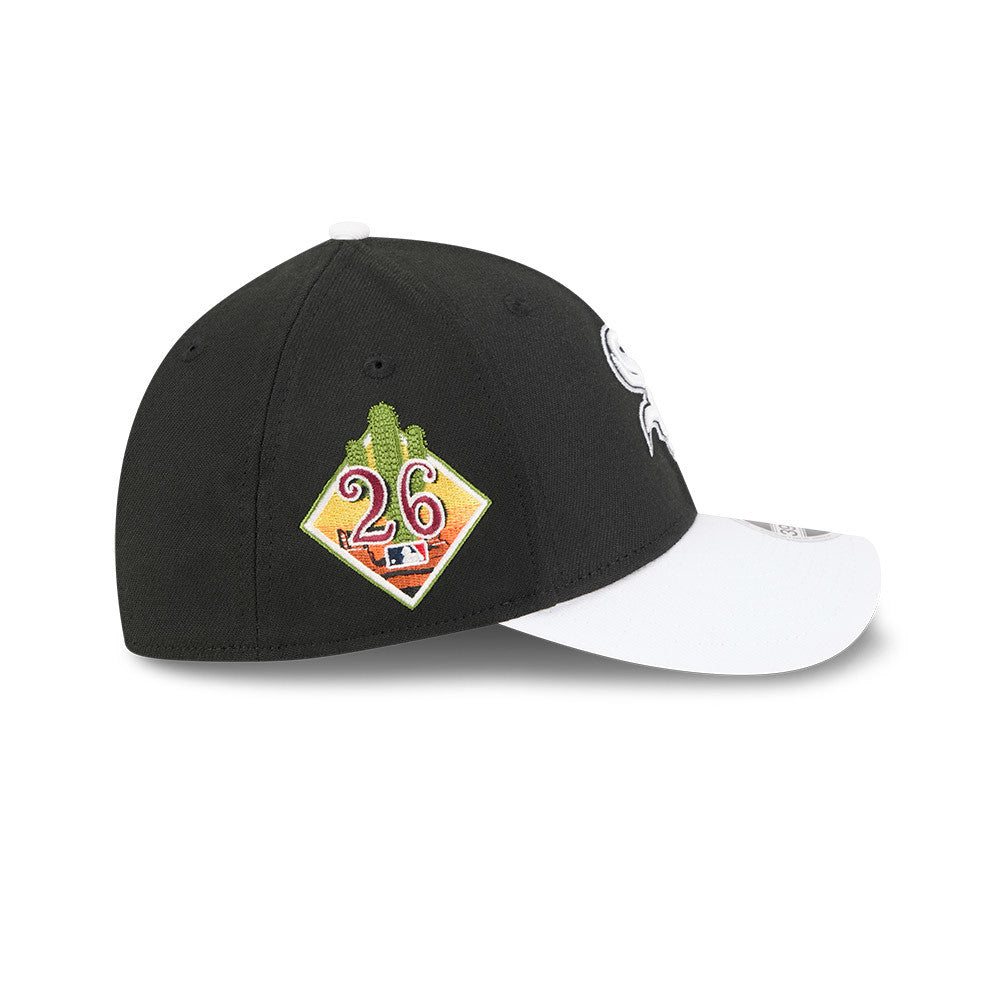 Chicago White Sox New Era 2026 Spring Training M-Crown 39Thirty Player Replica Black/White Flex Fit Hat product image 5,