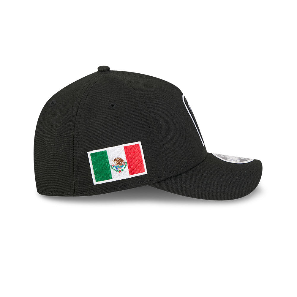 New Era Mexico 2026 World Baseball Classic 9Forty M-Crown A-Frame Snap Adjustable Hat - Black product image 7, provided for
