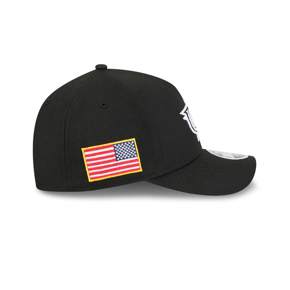 New Era Team USA 2026 World Baseball Classic 9Forty M-Crown A-Frame Snap Adjustable Hat - Black product image 6, provided