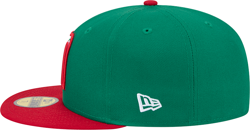Mexico Baseball New Era 2026 World Baseball Classic 59FIFTY Fitted Hat - Green/Red product image 5, provided for visual