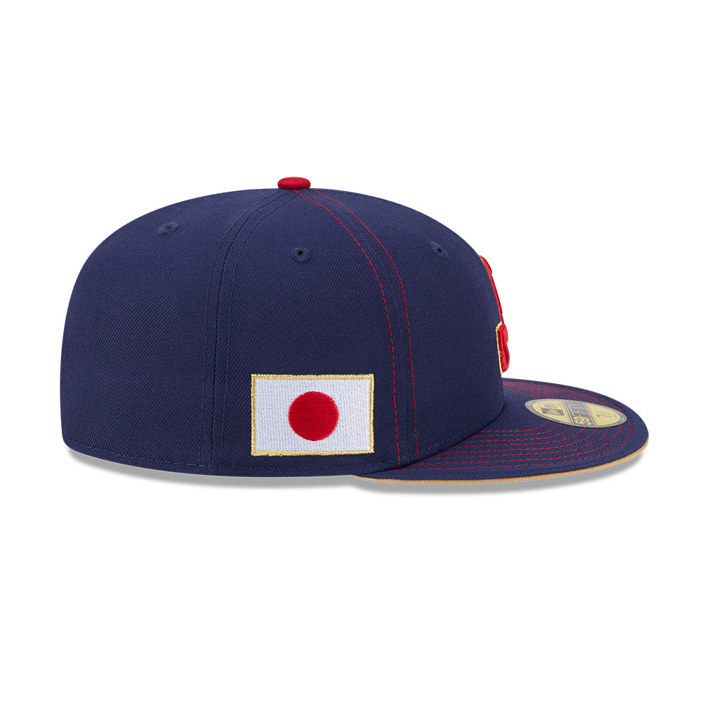 Japan Baseball New Era 2026 World Baseball Classic 59FIFTY Fitted Hat - Navy product image 5, provided for visual reference