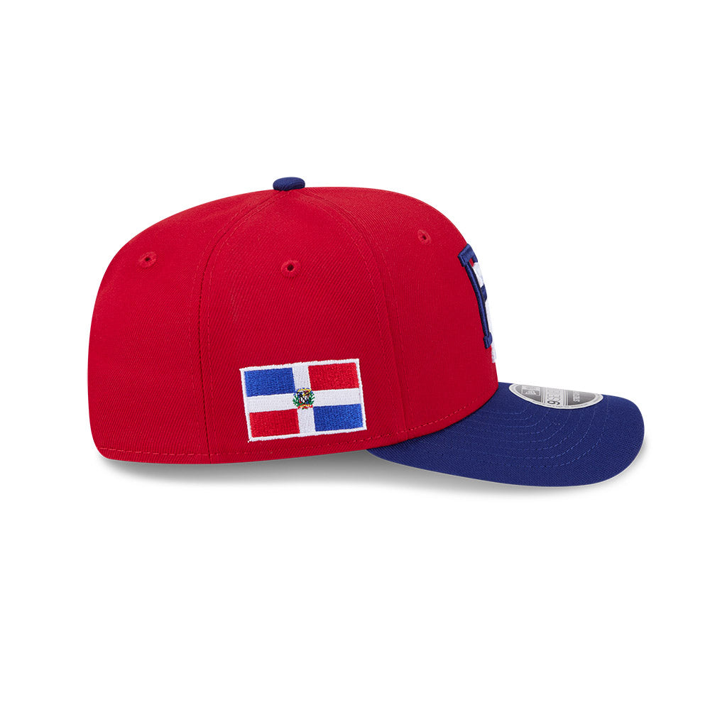 New Era Dominican Republic 2026 World Baseball Classic 9SEVENTY Stretch Snap Adjustable Hat - Red/Royal product image 5,