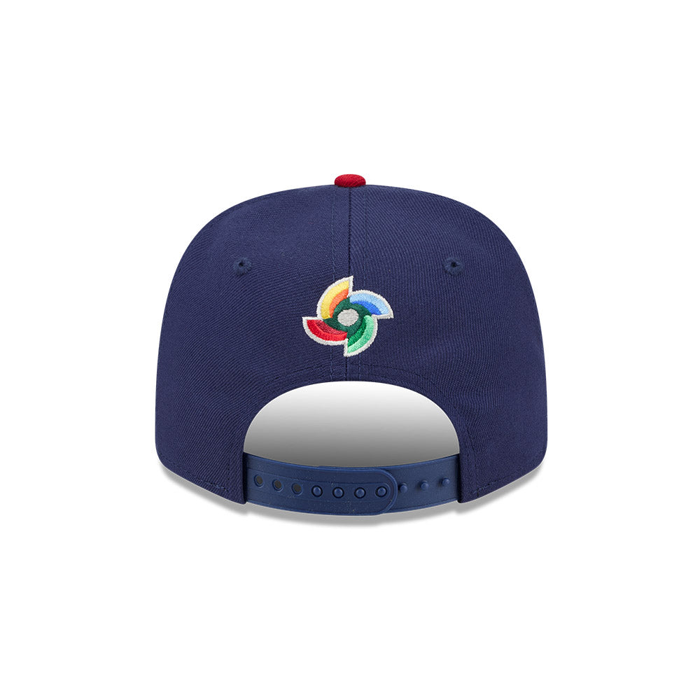 New Era Japan 2026 World Baseball Classic 9SEVENTY Stretch Snap Adjustable Hat - Navy Blue product image 4, provided for
