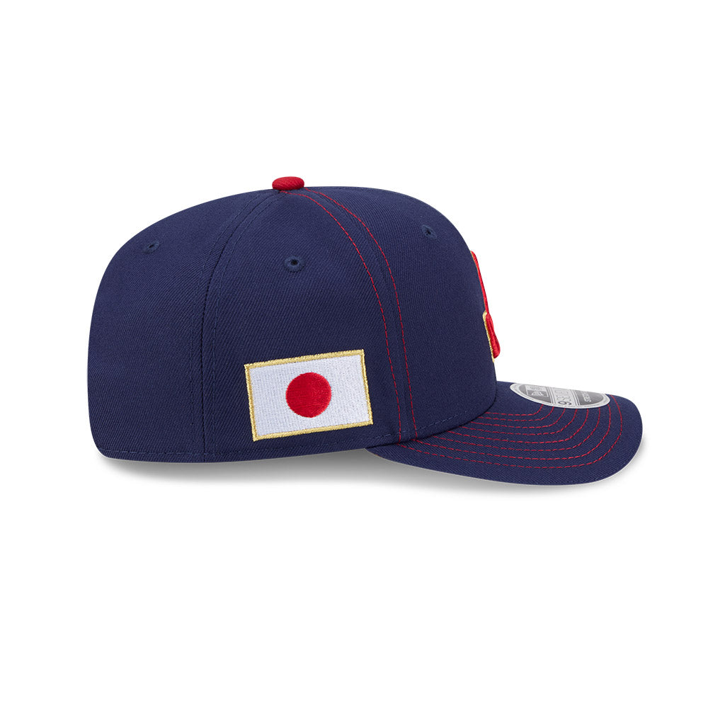 New Era Japan 2026 World Baseball Classic 9SEVENTY Stretch Snap Adjustable Hat - Navy Blue product image 6, provided for