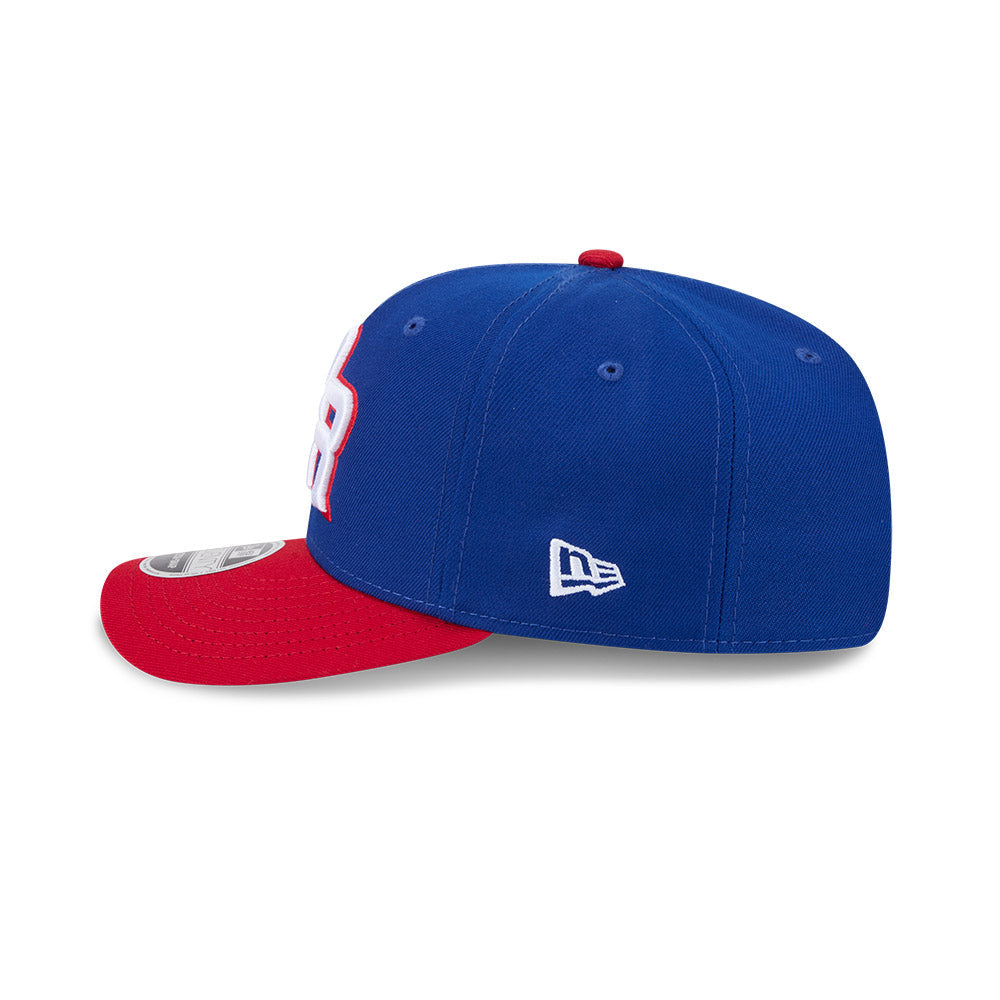 New Era Puerto Rico 2026 World Baseball Classic 9SEVENTY Stretch Snap Adjustable Hat - Royal/Red product image 7, provided