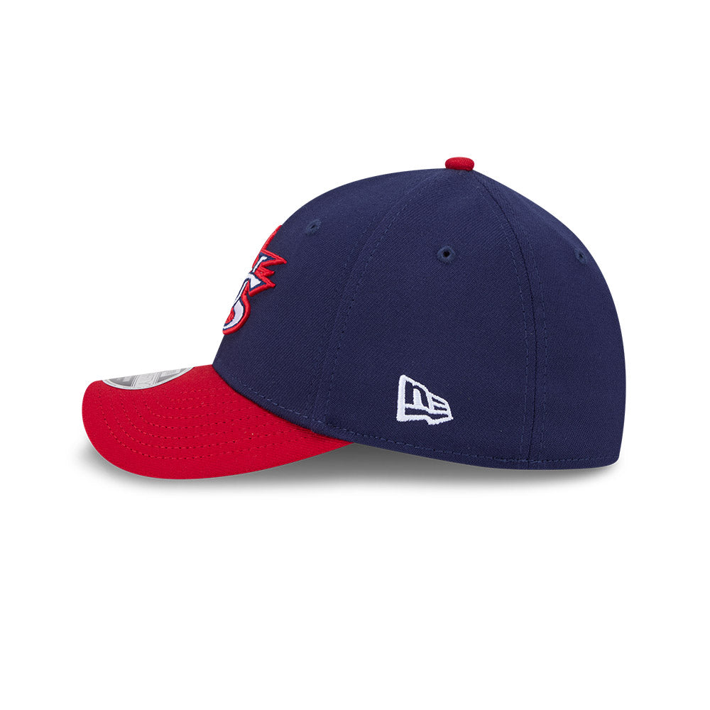 USA Baseball New Era 2026 World Baseball Classic M-Crown 39THIRTY Flex Hat - Navy/Red product image 7, provided for visual