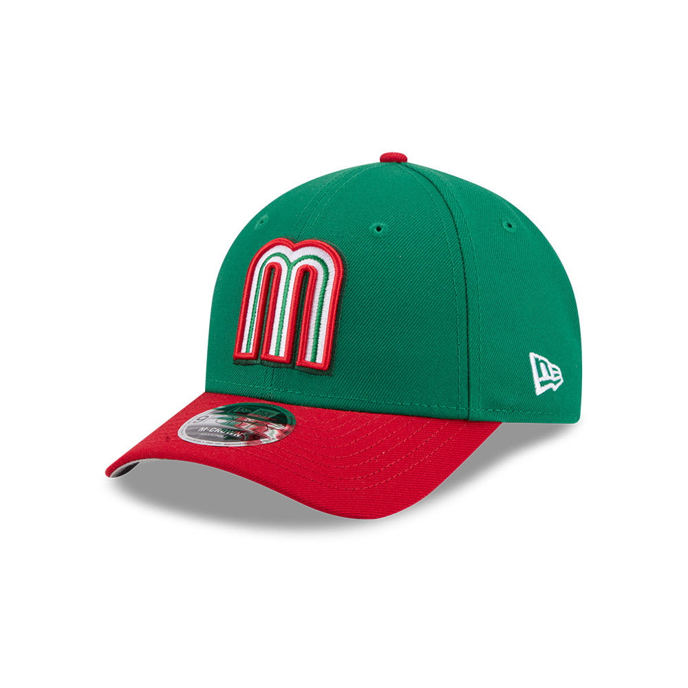 New Era Mexico 2026 World Baseball Classic 9Forty M-Crown Snap Adjustable Hat - Green/Red product image 3, provided for