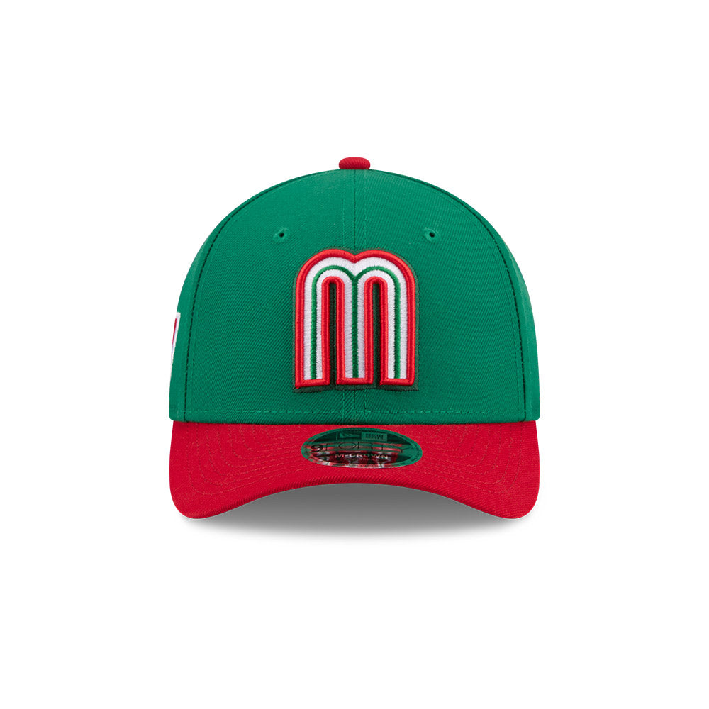 New Era Mexico 2026 World Baseball Classic 9Forty M-Crown Snap Adjustable Hat - Green/Red product image 2, provided for