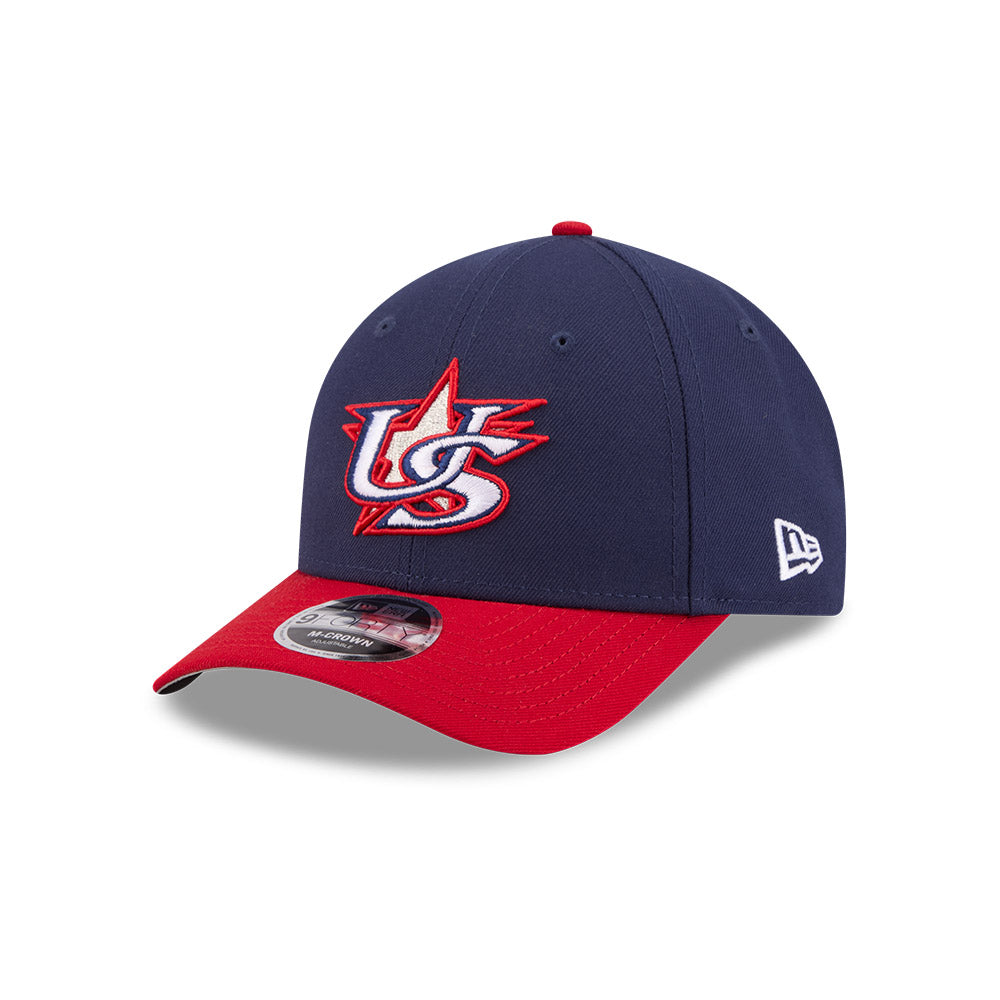 New Era Team USA 2026 World Baseball Classic 9Forty M-Crown Snap Adjustable Hat - Navy Blue product image 3, provided for