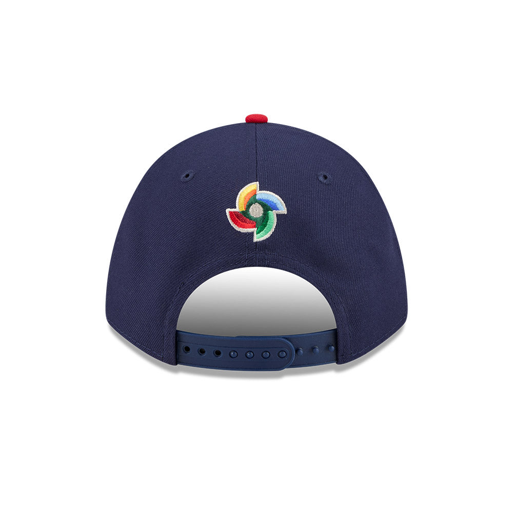 New Era Team USA 2026 World Baseball Classic 9Forty M-Crown Snap Adjustable Hat - Navy Blue product image 4, provided for