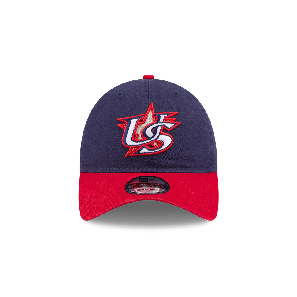 New Era Team USA 2026 World Baseball Classic 9Twenty Slouch Adjustable Hat - Navy Blue product image 2, provided for visual