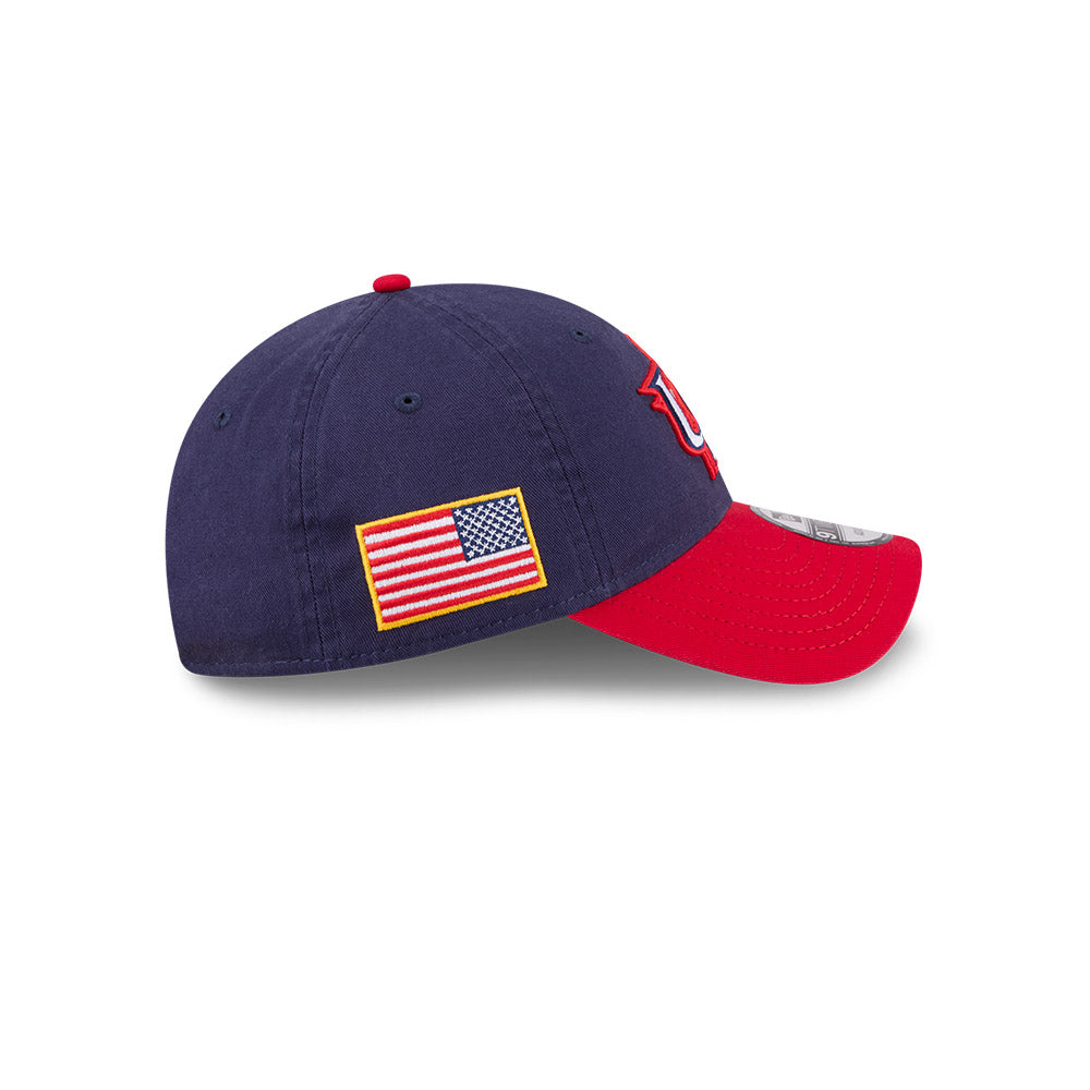 New Era Team USA 2026 World Baseball Classic 9Twenty Slouch Adjustable Hat - Navy Blue product image 6, provided for visual