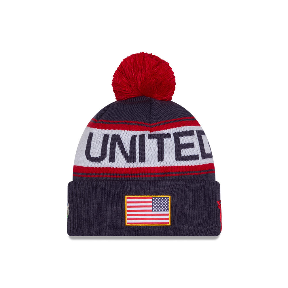 New Era Team USA 2026 World Baseball Classic Winter Knit Hat - Navy product image 2, provided for visual reference and