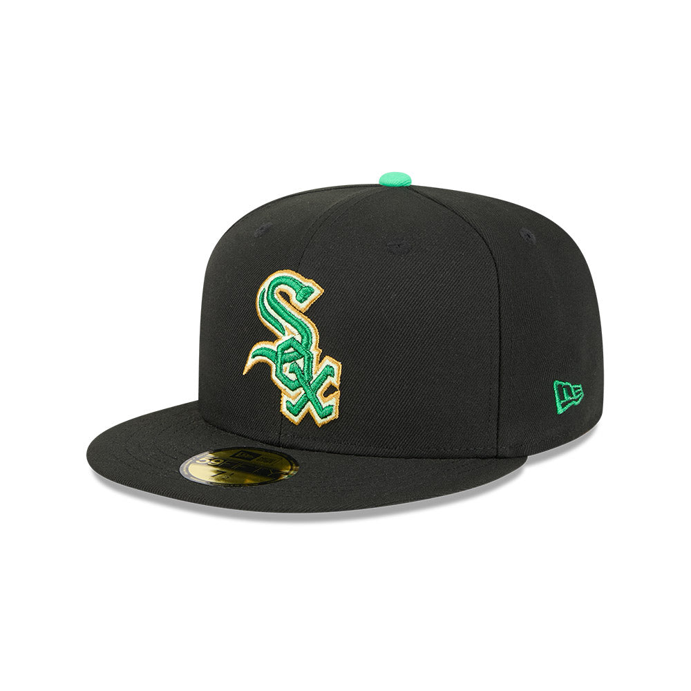 Chicago White Sox New Era Black 2026 St. Patrick's Day Authentic Collection On-Field 59FIFTY Fitted Hat for Men product