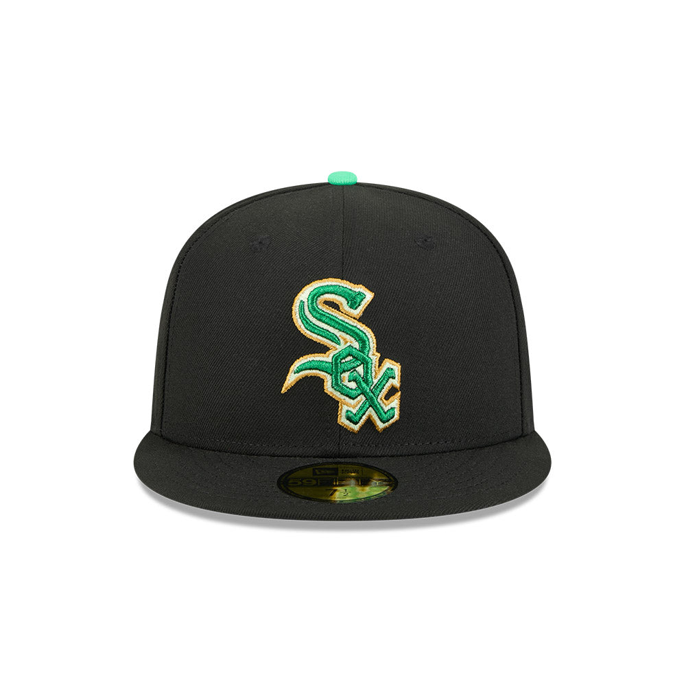 Chicago White Sox New Era Black 2026 St. Patrick's Day Authentic Collection On-Field 59FIFTY Fitted Hat for Men product